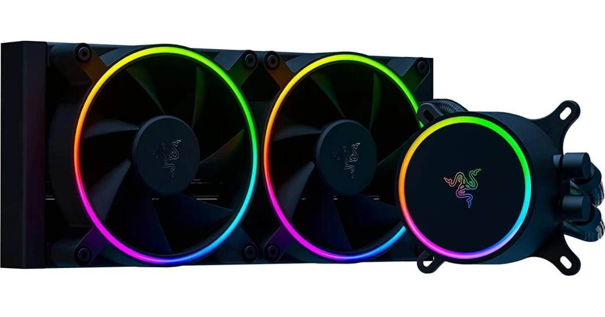 Razer Hanbo Chroma 240mm All-In-One Liquid Cooler aRGB Pump Cap Quiet Powerful aRGB Fans Silent PWM Fan RGB Chroma
