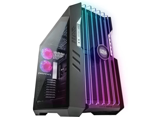 Cooler Master HAF 700 EVO E-ATX High Airflow PC Case, IRIS Customizable LCD .Breathable TG Front Panel, 200mm Sickleflow Fans, 1 x USB 3.2 gen 2 Type C, 4 x USB 3.2 gen 1 (3.0)