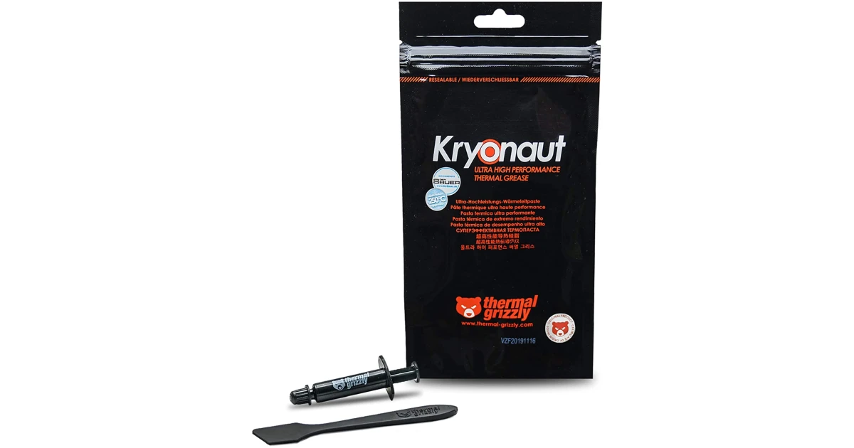 Thermal Grizzly Kryonaut High Performance Thermal Paste For Processors, Graphics Cards & Consoles -1.0 Gram