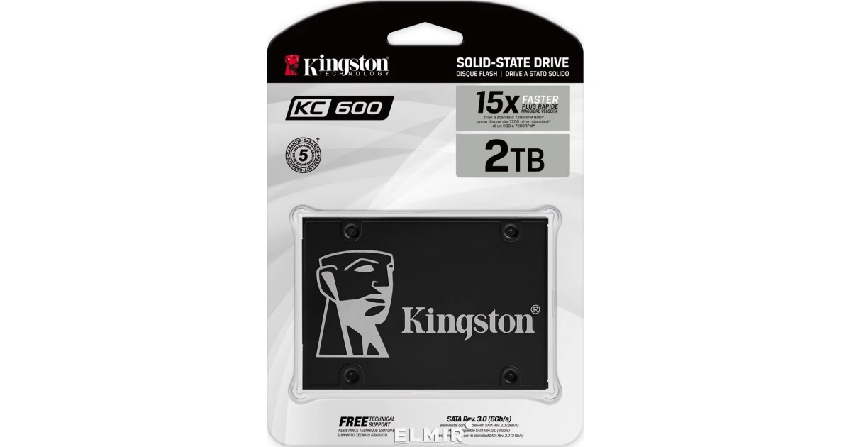 Kingston KC600 2TB SATA III Solid State Drive (SSD)