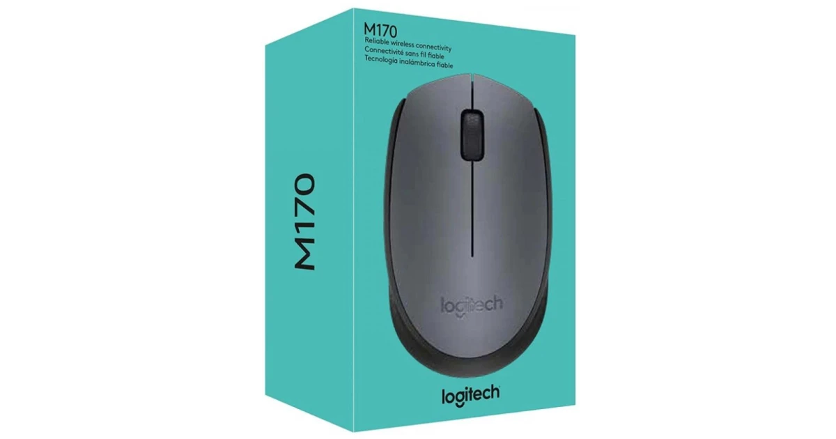 Logitech M170 Wireless Mouse USB Receiver & 12M Battery Life