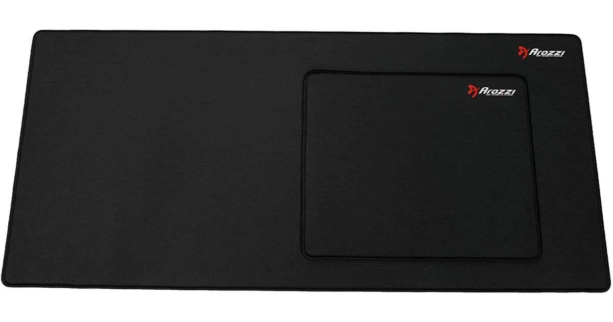 Arozzi Zona Mousepad XL Black Fabric Polyester Mouse Pad