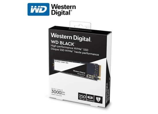 WD BLACK SN750 NVMe M.2 2280 250GB PCI-Express 3.0 x4 SSD