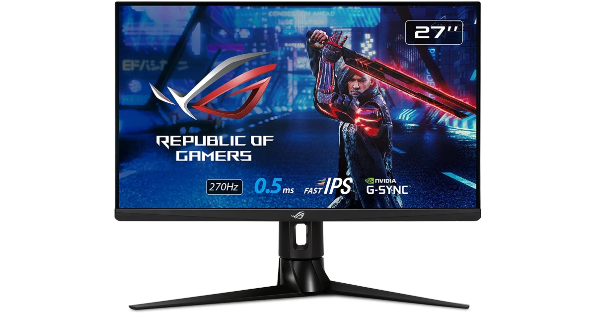 ASUS ROG Strix XG27AQM 27” IPS HDR 2K 0.5ms Fast IPS 270Hz HDR 400 G-SYNC Compatible