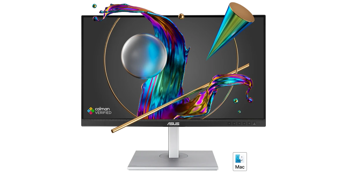 ASUS ProArt PA279CV 27” 4K HDR IPS 100% sRGB/Rec Calman Verified Eye Care Tilt Pivot Swivel Height Adjustable w/ USB C 65W & Speakers