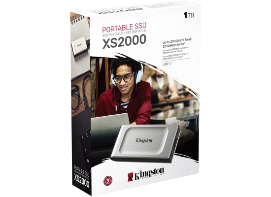 Kingston XS2000 1TB High Performance Pocket-Sized External SSD USB C