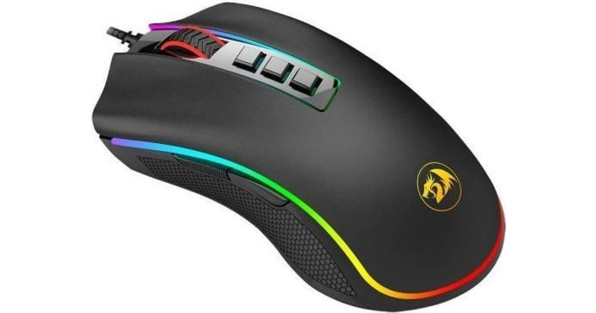 Redragon M711 Cobra Gaming Mouse with 16.8 Million RGB Color Backlit, 10,000 DPI Adjustable, Comfortable Grip, 7 Programmable Buttons