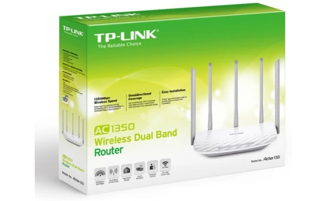 TP-Link ARCHER C60 AC1350 Wireless Dual Band Router